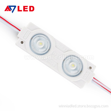 Hot Sale CE&Rohs led acrylic sign 1.2w 12v 2leds 2835 uv led module